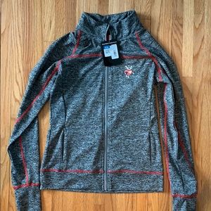Full zip Wisconsin sweatshirt- size small